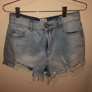 Denim shorts